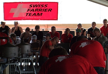BEA Messebanner Swiss Farrier Team